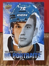 2025-26 Upper Deck - UD Portraits #P-15 William Eklund