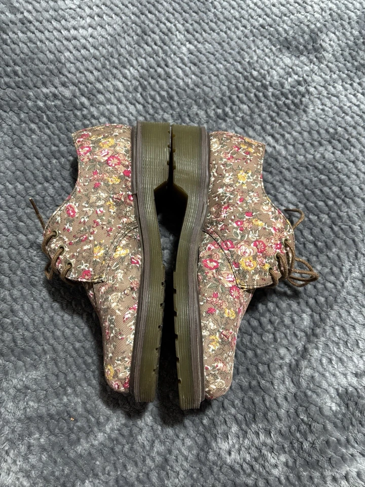 Zapatos con cordones Dr. Martens Oxford para mujer marrón floral talla 5 Foto 4 de 4