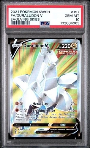 Duraludon V #197 PSA 10 • 2021 Pokemon Evolving Skies