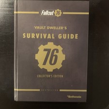 Fallout 76 Vault Dweller's Survival Guide Collector's Edition with Cards AND Map