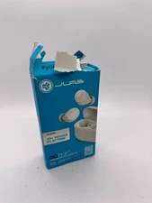 JLAB Go Pop+ True Wireless Bluetooth Earbuds Cloud - White | Distressed Box