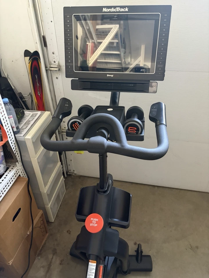 NordicTrack S15i Studio Cycle with Interactive HD Touchscreen (local pick up) - Image 4 of 4