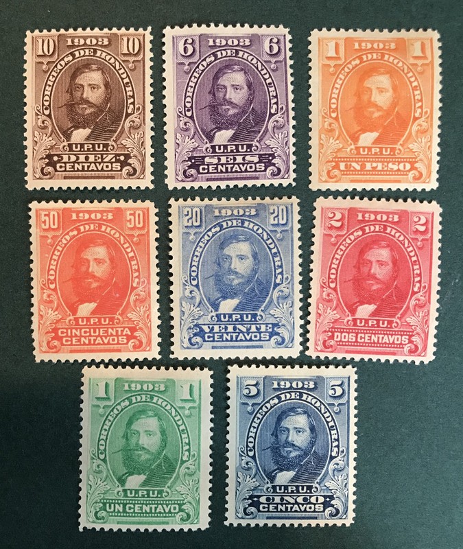 HONDURUS #111 - 118 M-H CAT$140