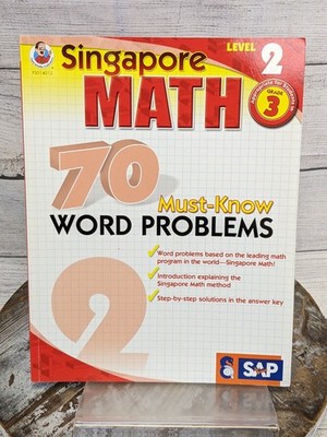 70 Must-Know Word Problems by Carson-Dellosa Grade 3 Level 2 Workbook