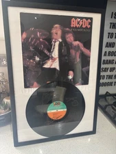 ac/dc signed album 'If You Want Blood' Angus Young, Malcolm Young, Brian Johnson
