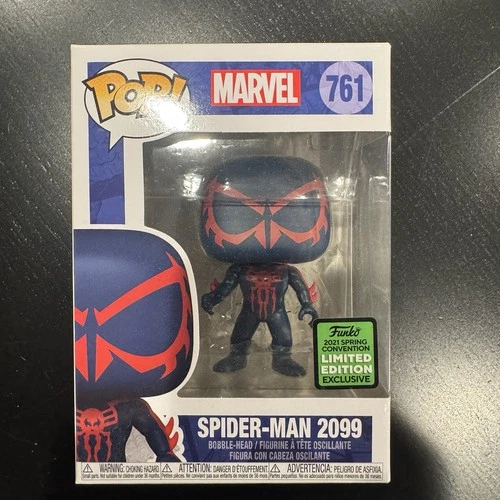 Funko Pop! Marvel Spider-Man 2099 #761 2021 Spring Convention Exclusive New