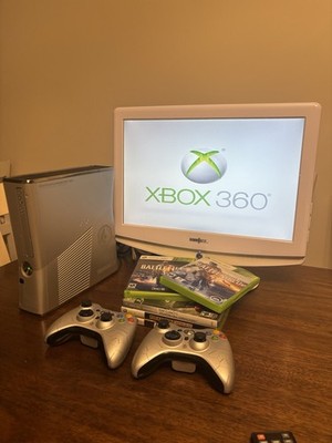 Xbox 360 S Halo Reach Limited Edition 250GB Console + 2 Controllers Games Tested