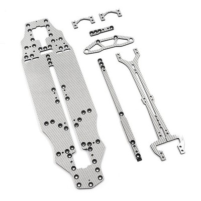 SusumuWorkshop SSGGraphite Option Upgrade Combo Set Silver For Xpress AM1(210mm)