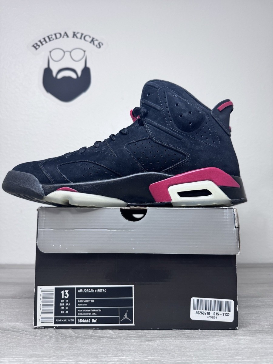 Size 13 - Nike Air Jordan 6 Retro 2010 Varsity Red 384664-061
