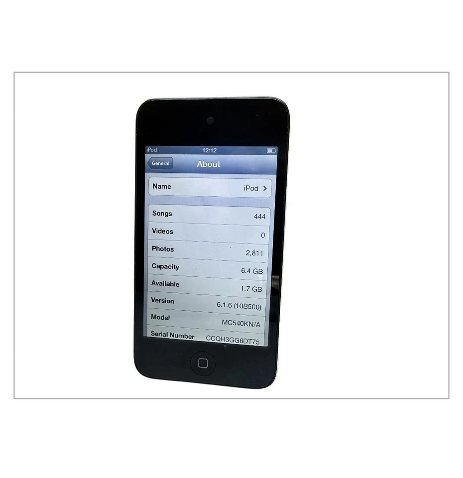 Apple iPod 8 GB Music Storage Pocket Rare Old Silver Tested And Working - Image 3 of 4