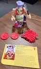 Teenage Mutant Ninja Turtles Pizza Face Complete Vintage 1990 Playmates TMNT