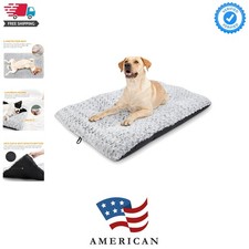 Dog Bed Kennel Pad Washable Anti-Slip Crate Mat for Extra Large Dogs and Cats...
