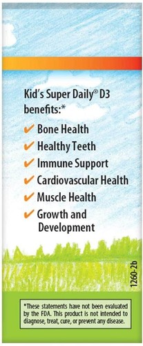Carlson Labs Kid's Super Daily D3 (Vitamin D3 für Kinder) 10 ml - Bild 5 von 6