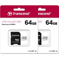 2 Pack Transcend Micro SD 64GB Memory for Huawei Honor 4C 4A 5X 5C 5A 6X  