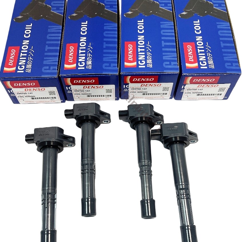 4X Denso Ignition Coils 099700-147 For Honda Accord CRV Acura 2.4L 30520-R40-007