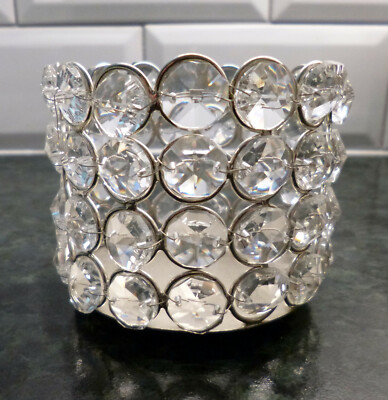 Kristall facettierter Teelichthalter Twinkly - NEU