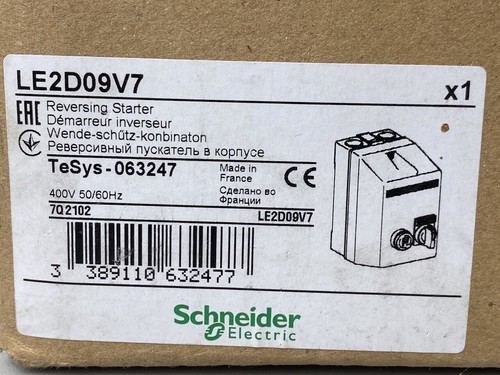 Schneider Electric LE2D09V7 TeSys LE cerrado DOL arranque de marcha atrás 9A 400V CA c - Imagen 3 de 8