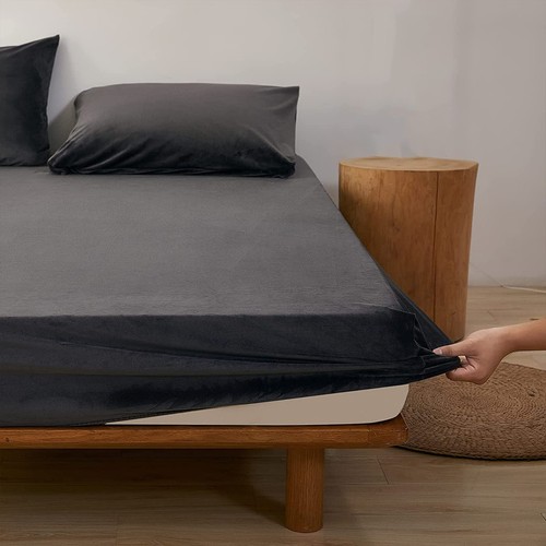 Full Fitted Bed Sheet Extra Deep 25 cm Single Double Super King Size Sheets UK - Picture 28 of 53