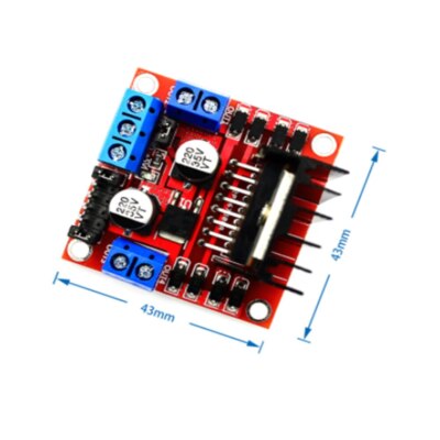 10pcS New Bridge DC Stepper Motor Drive Controller Board Module L298N