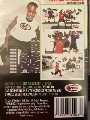 Workout 工場 Kid Fitness DVD Workout Kid! The Premiere Kids