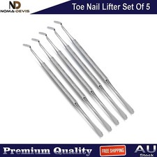 5PCS Set Podiatry Toe Nail Lifter Manicure Pedicure Nail Cleaner Chiropody Tools