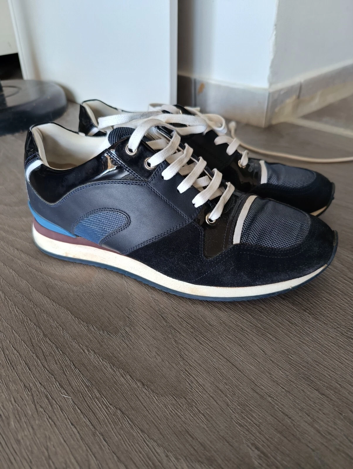 Baskets Christian Dior homme bleu taille 40