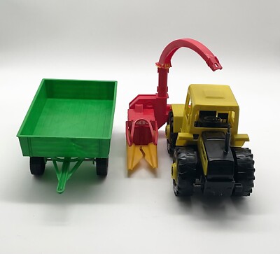 Vintage Bruder 08582 ,,MB Trac mit Maishäcksler und Anhänger,, Neu  sehr selten