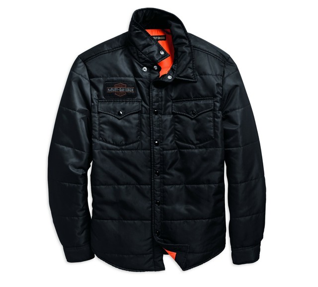 HARLEYDAVIDSON MEN'S QUILTED SHIRT JACKET (9749419VM) WAS 175 NOW