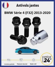BMW 4 Series Coupe (F32) 2013-2020 Black Wheel Anti-Theft Nuts