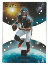 Justin Fields 2021 Clearly Donruss Clearly Out of this World #4 Rookie Card