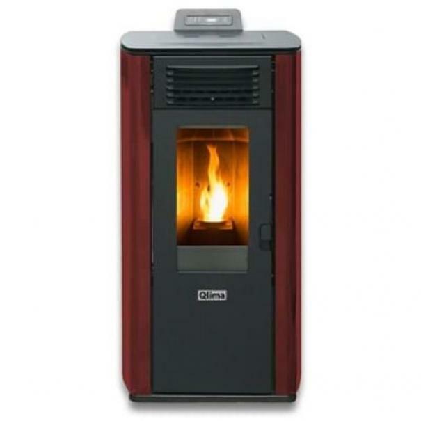 Qlima Fiorina 74 S-Line Freestanding Pellet - Black/Red for sale online |  eBay