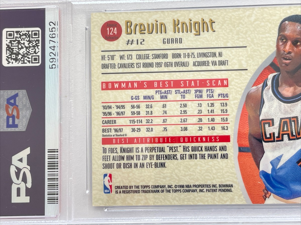 1997-98 Bowman's Best Chrome Rookie Atomic Refractor #124