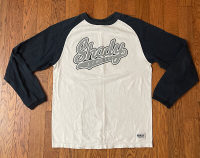 VTG Shady LTD Baseball Jersey Shirt Eminem Shady 8 Mile Rap ADULT MEDIUM READ