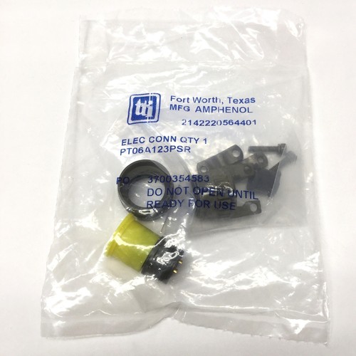 Amphenol PT06A-12-3P(SR) MIL Spec Circular Connector Bayonet Plug, 3-Pos, 23A - Picture 1 of 3