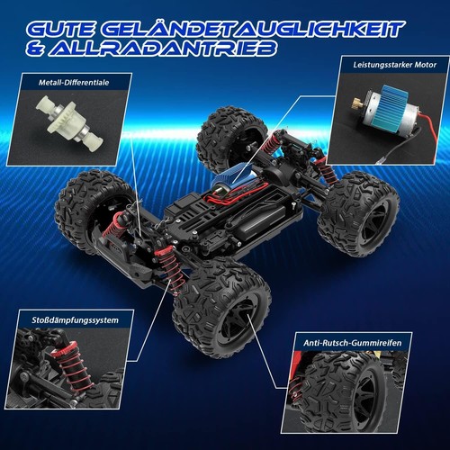 DEERC 9310 1:18 Ferngesteuertes Auto 4WD 40km/h Off-road RC Auto Monster Truck - Bild 7 von 12