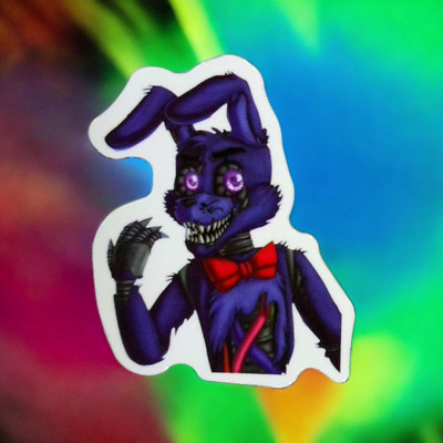 FNAF Five Nights at Freddys Nightmare Bonny Security Breach Sticker