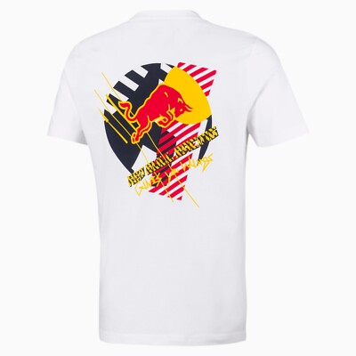 Red Bull Racing F1 Dynamic Bull White T shirt - 596208 03 | eBay