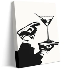 Black and White Posters Vintage Drink Prints Wall Art Hypebeast Room Decor Nike