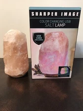 Sharper Image Color Changing USB Salt Lamp