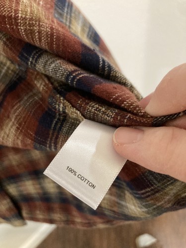 Solaris Shirt Men's 2XT Big Tall Plaid Flannel Button Up Long Sleeve Blue Red - Picture 5 of 6