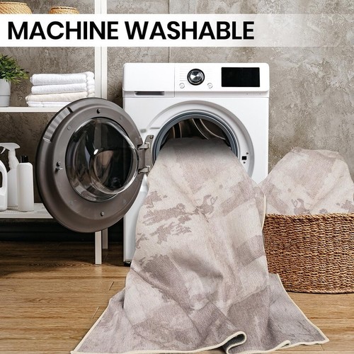 GLN Rugs Troy - Machine Washable Area Rug - Turkish Beige Home Rugs - Picture 27 of 66