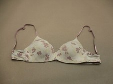 32C AUDEN Womens Floral Lightly Lined Wireless Back Closure T-Shirt Bra 4E