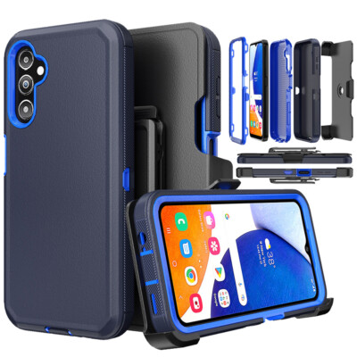 For Samsung Galaxy A14 5G A54 A13 A03s A53 5G Case Belt Clip Stand Fits Otterbox