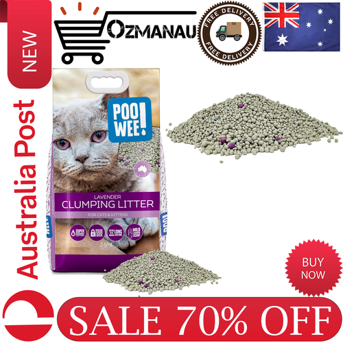 POOWEE! Clumping Lavender Litter 7.5kg FAST SHIPPING New AU eBay