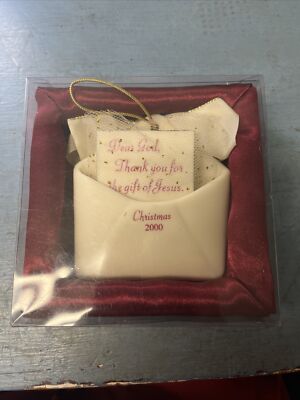 Vtg 2000 Limited Edition Collectible Ornament My Christmas Whisper. AD