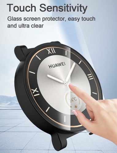 Housse de protection pour Huawei Watch GT4 46 mm 41 mm PC housse de protection avec étui en verre écran - Photo 6 sur 38