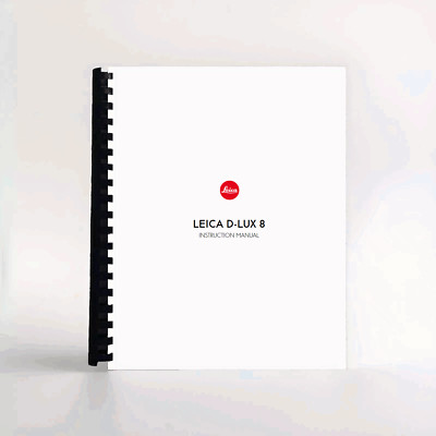 Leica D-LUX 8 Instruction Manual
