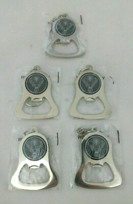 Set 5 x Jägermeister USA Schlüsselanhänger Flaschenöffner Öffner Bottle Opener