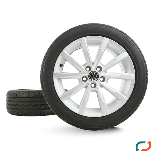 Original VW Polo 6R Sommerräder Portago Sommerreifen 6C0601025A 215/45 R16 86H - Bild 4 von 9