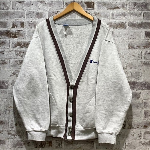 CHAMPION SWEAT CARDIGAN Gray Men's size 